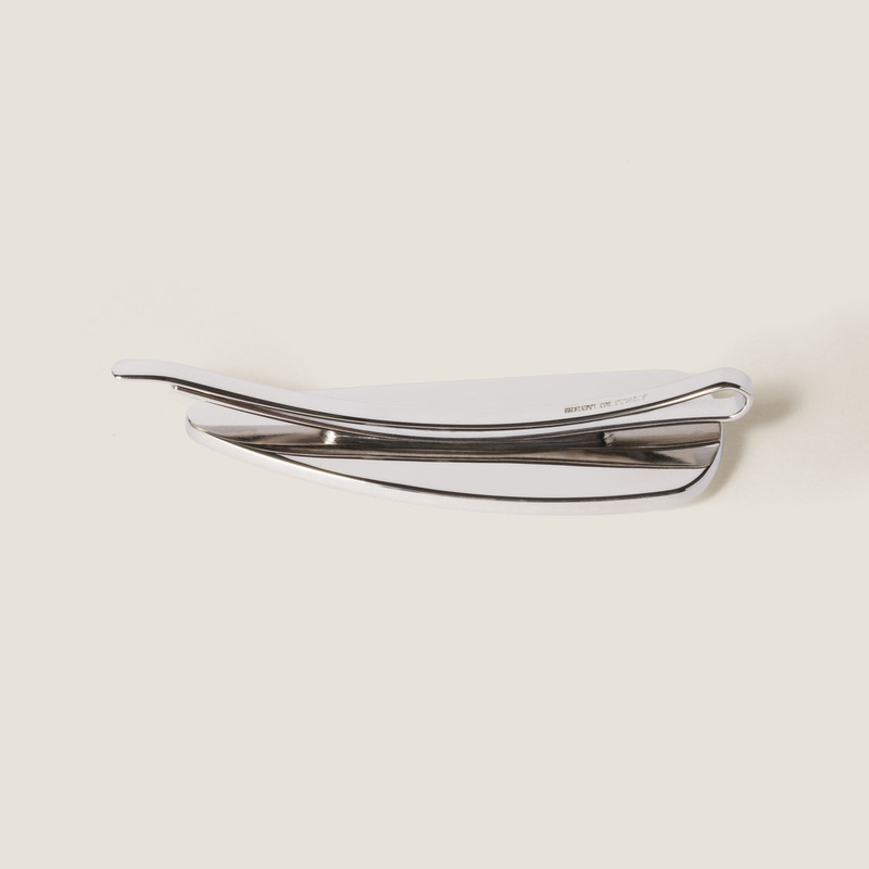 Miu Miu Enameled metal hair clip outlook
