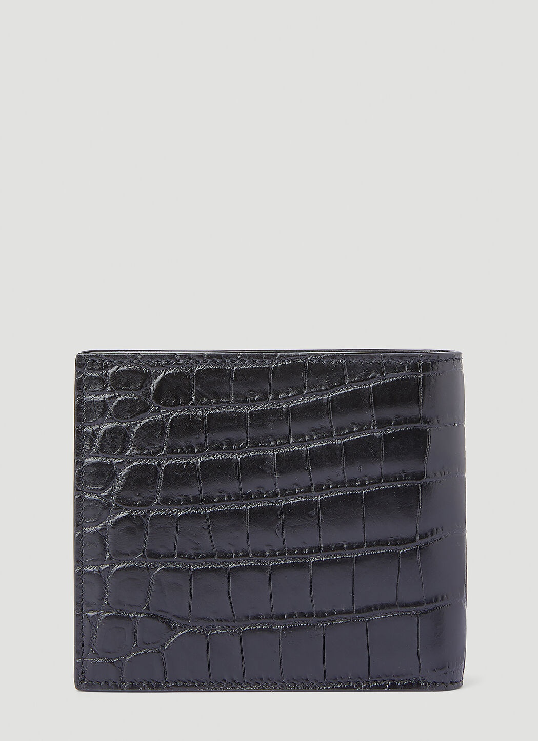 Croc-Embossed Bi-Fold Wallet - 2