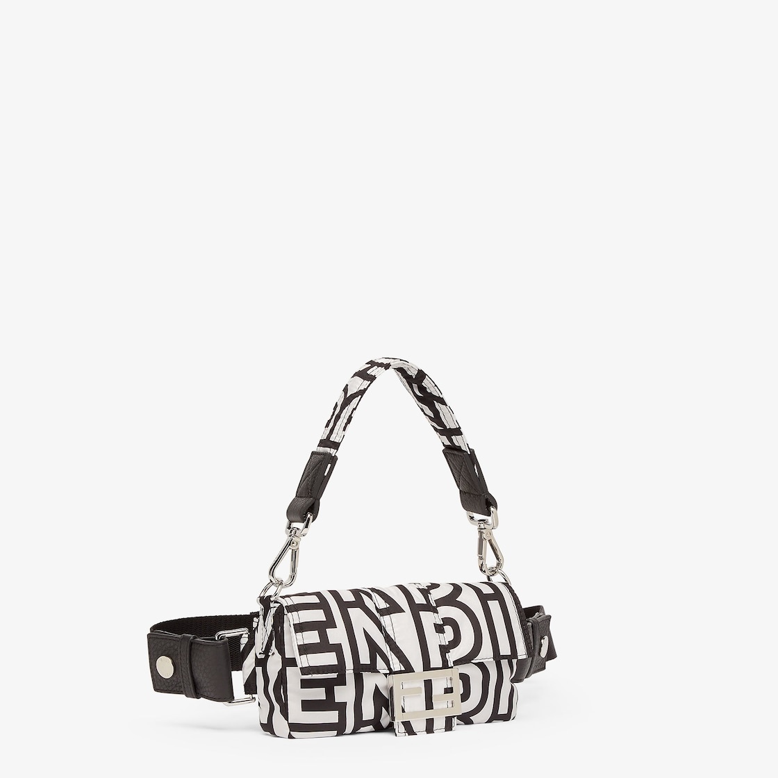 Two-tone nylon Fendi Roma Capsule pouch - 2