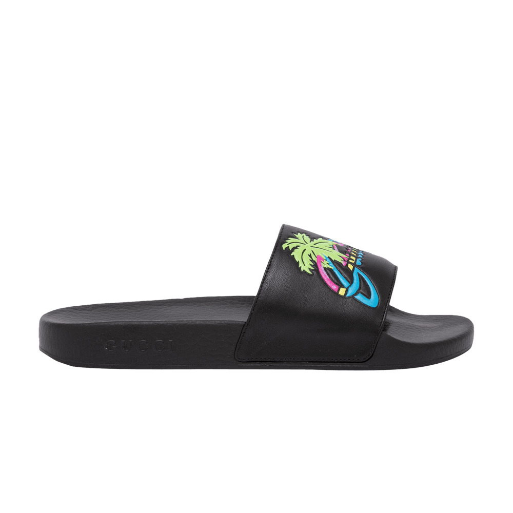 Gucci Pursuit Slide 'Hawaii - Black' - 1