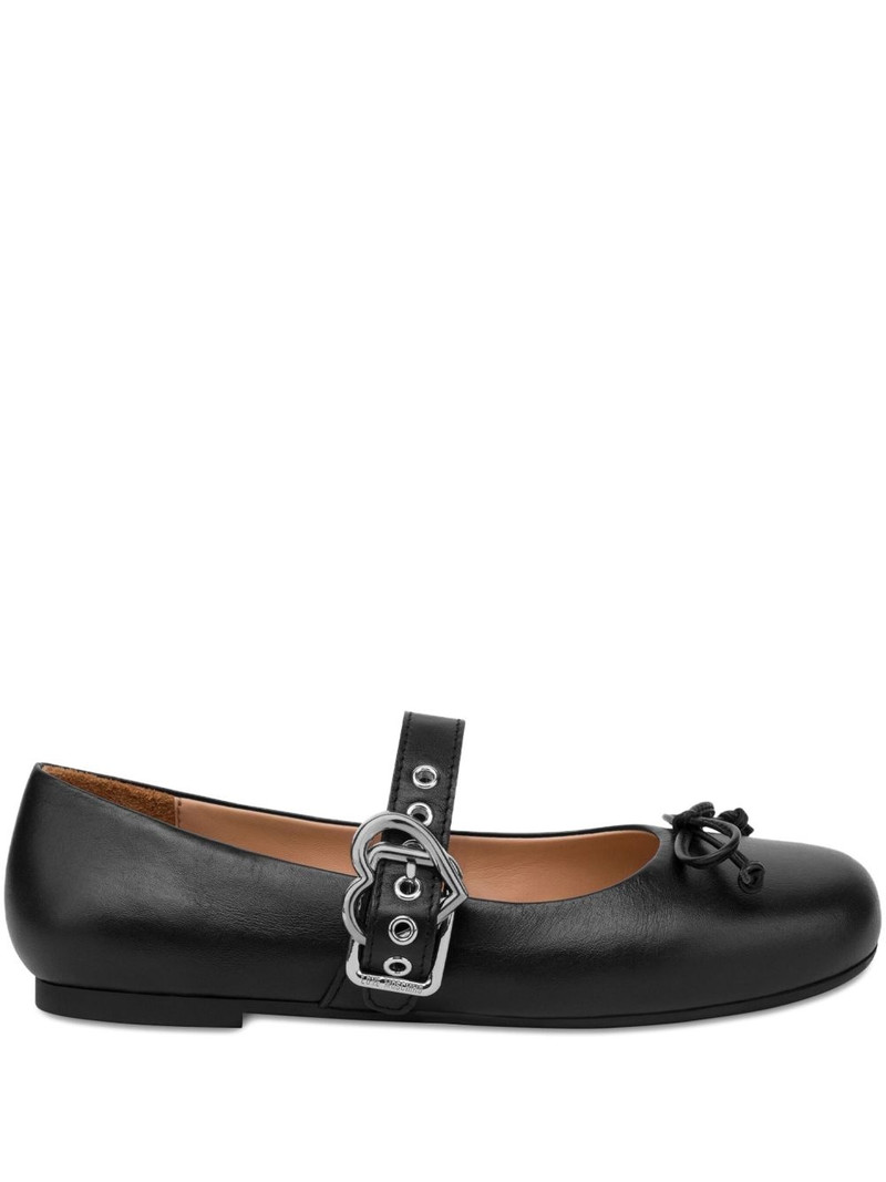 leather ballerina shoes 1