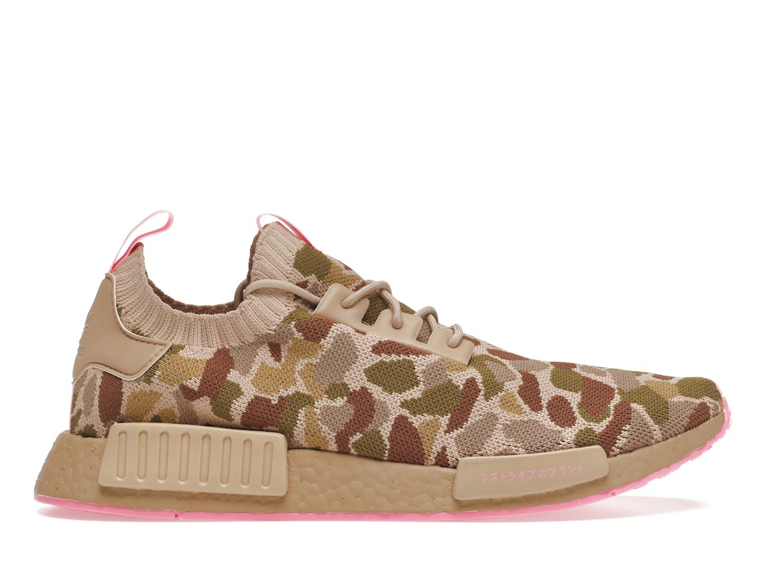 adidas NMD R1 Primeknit Duck Camo Pink - 1