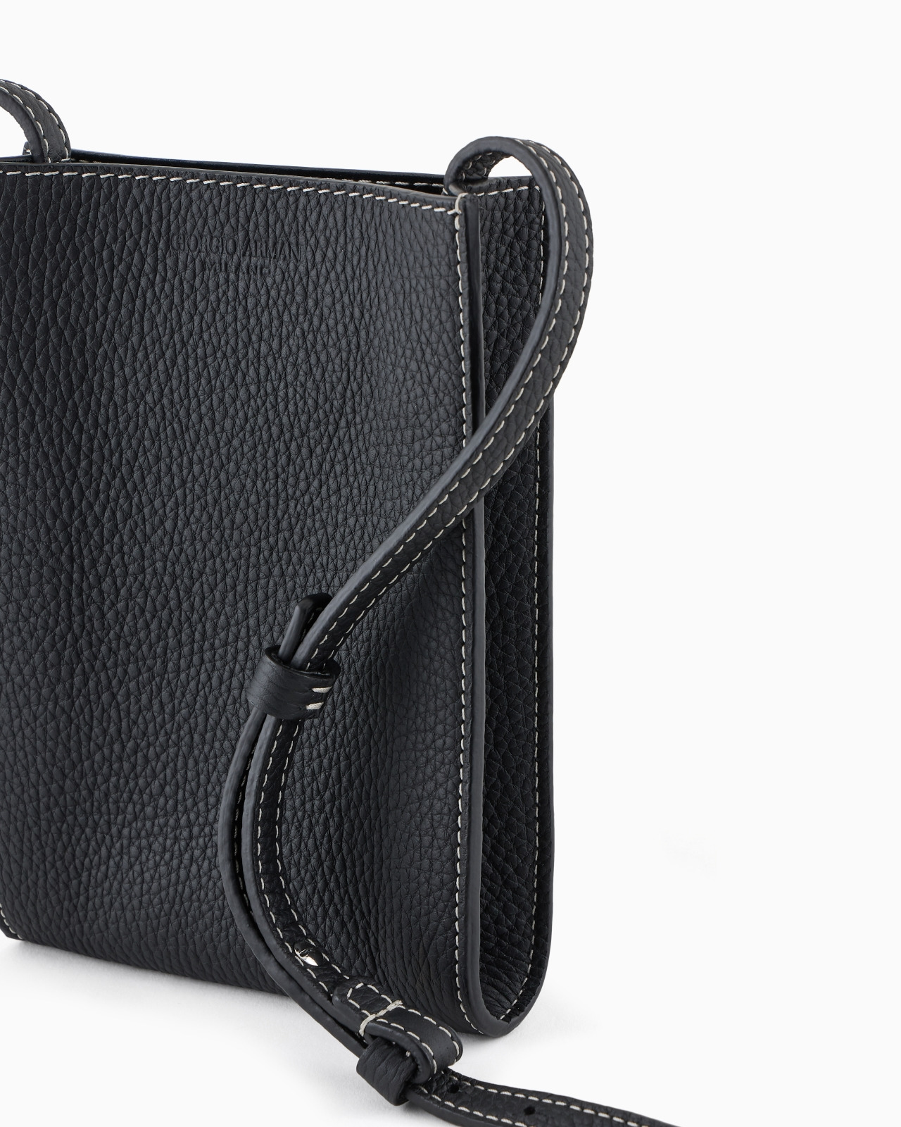 PEBBLED LEATHER SMART PHONE CASE - 5