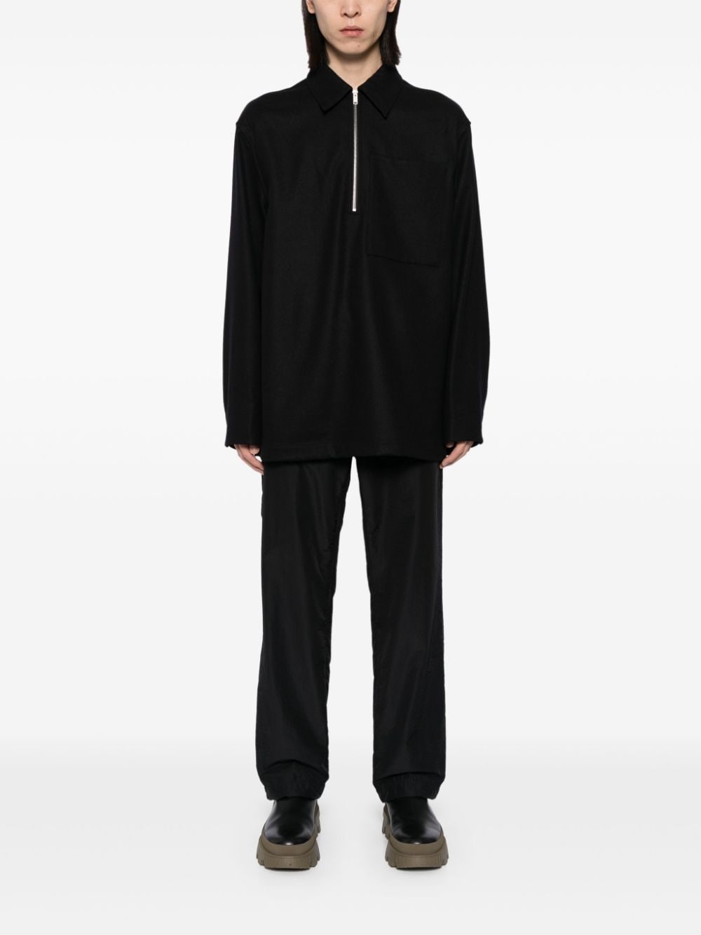 zip-up sweatshirt - 2