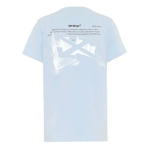(WMNS) Off-White Arrows Sketch Printed Short Sleeve OWAA049R20B070433301 - 1