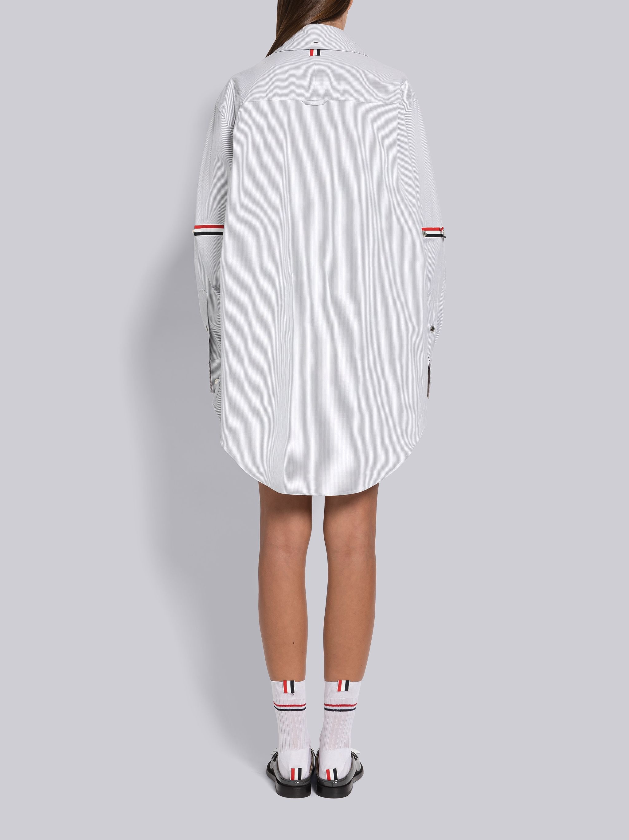 Pincord Supersized Mini Shirtdress - 3