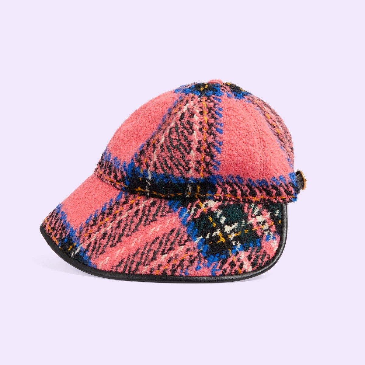 Tweed wide-brimmed baseball hat - 2