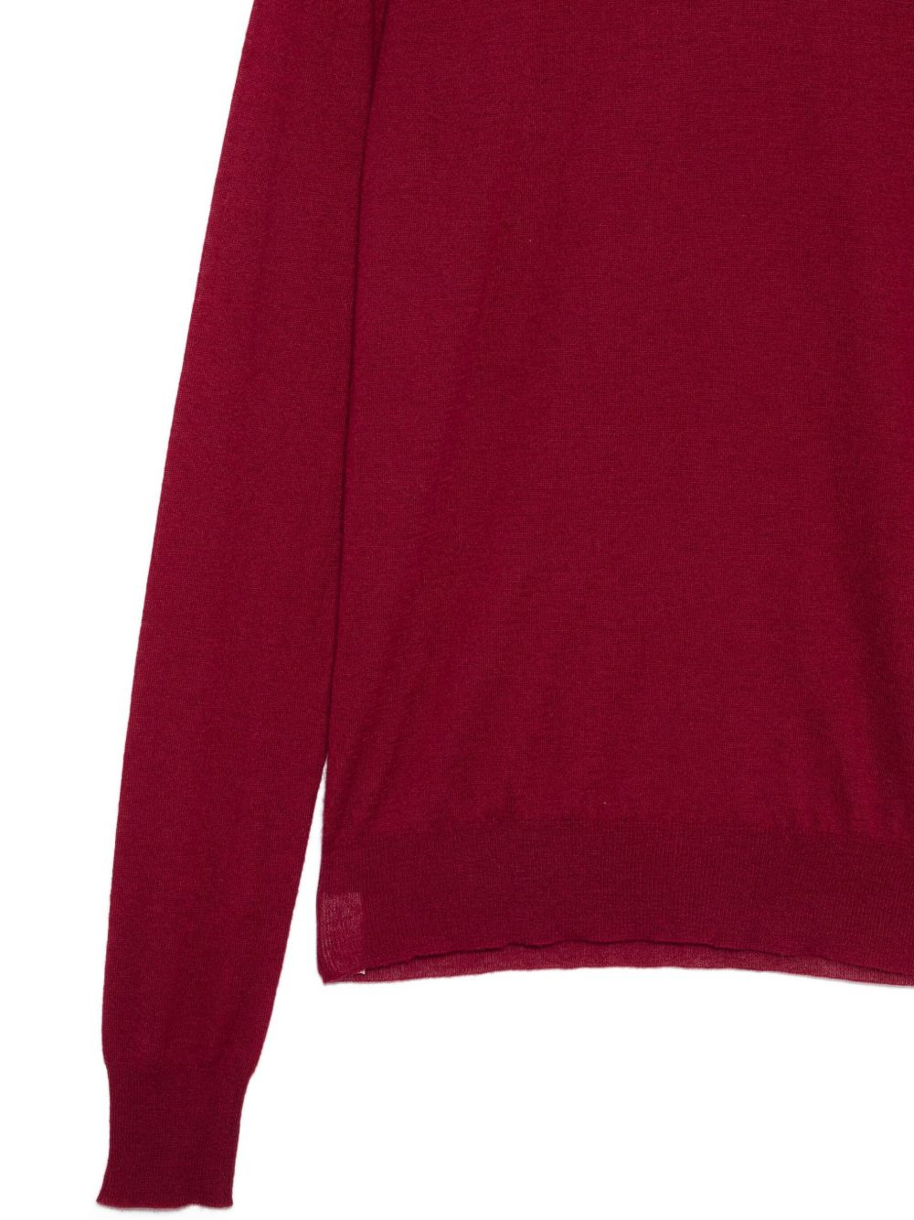 round-neck cashmere sweater - 3