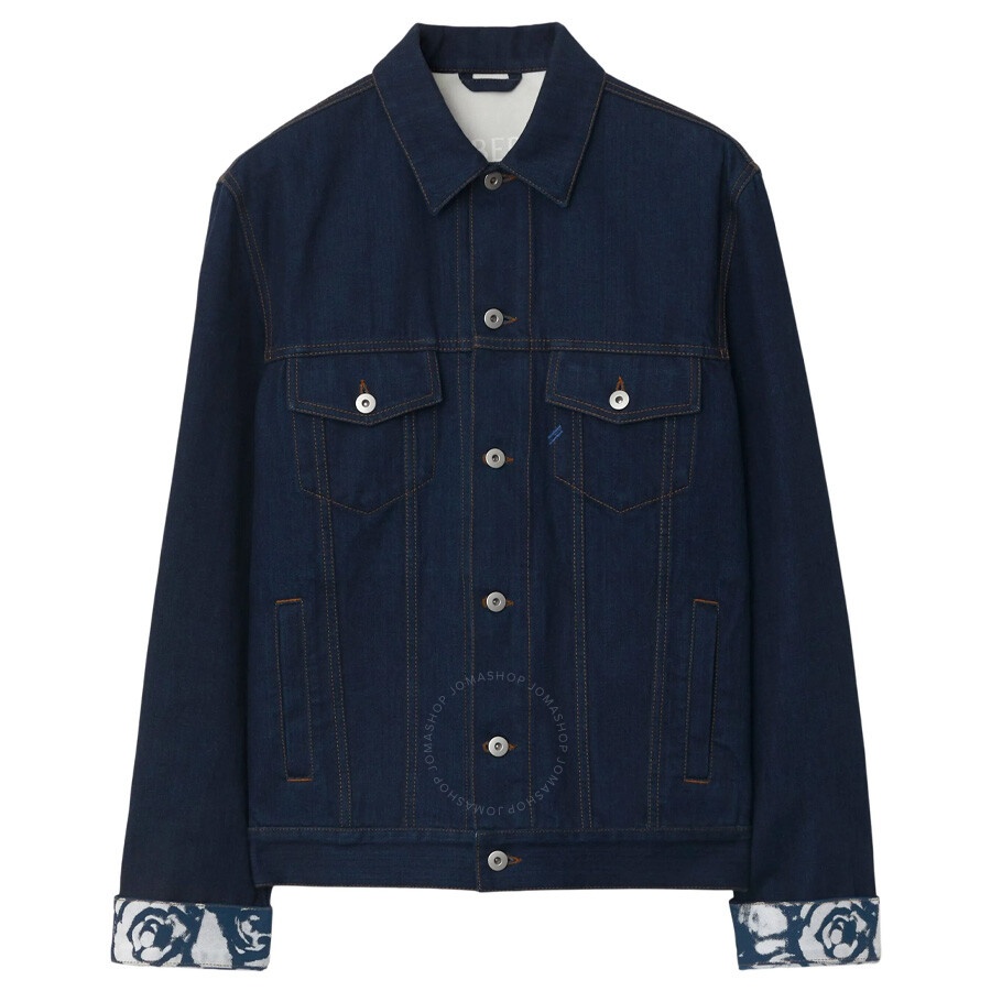 Burberry Logo-Patch Cotton Denim Jacket - 1