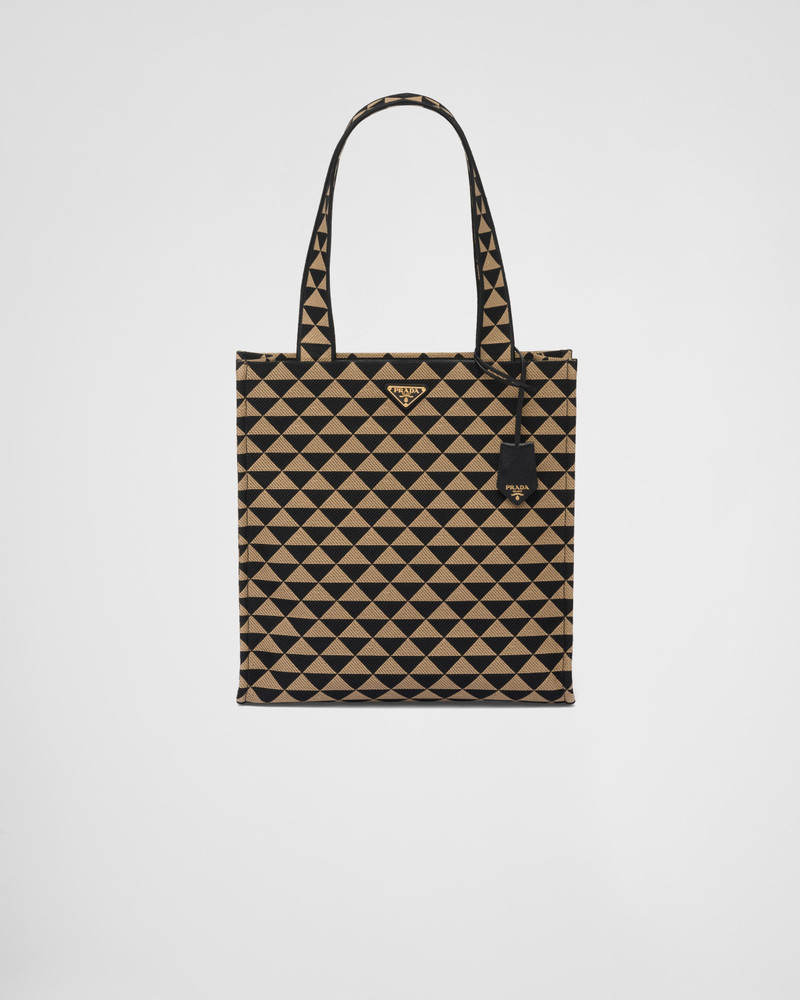 Prada Symbole bag in embroidered fabric 1