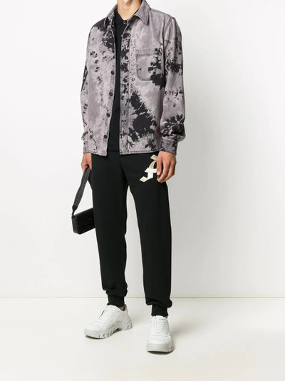 Off-White tie-dye print denim shirt outlook