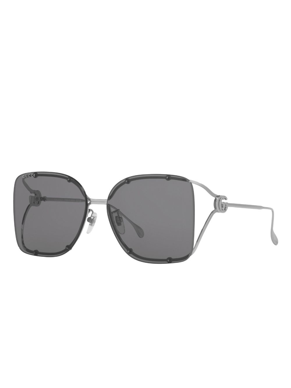 oversize-frame sunglasses - 2