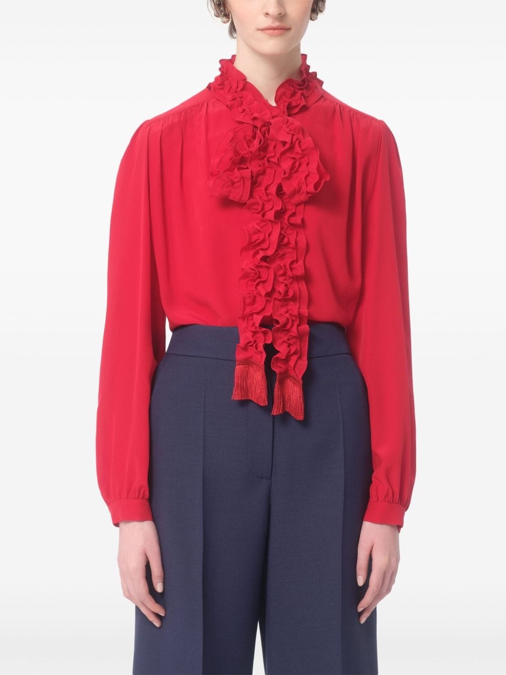 crepe de chine shirt - 3