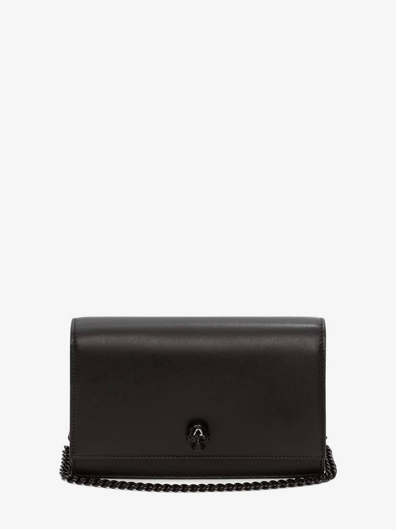 Women's Small Skull Bag in Black - 1