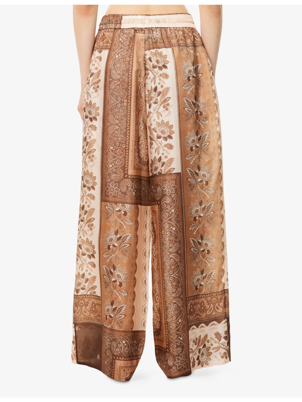 Lucky Relaxed-Fit Silk Trousers - 4