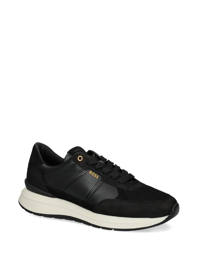 BOSS Jace Runn leather sneakers outlook