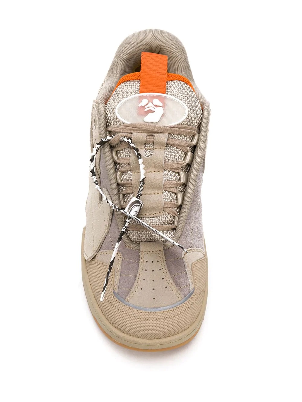 zip-tag low-top sneakers - 4