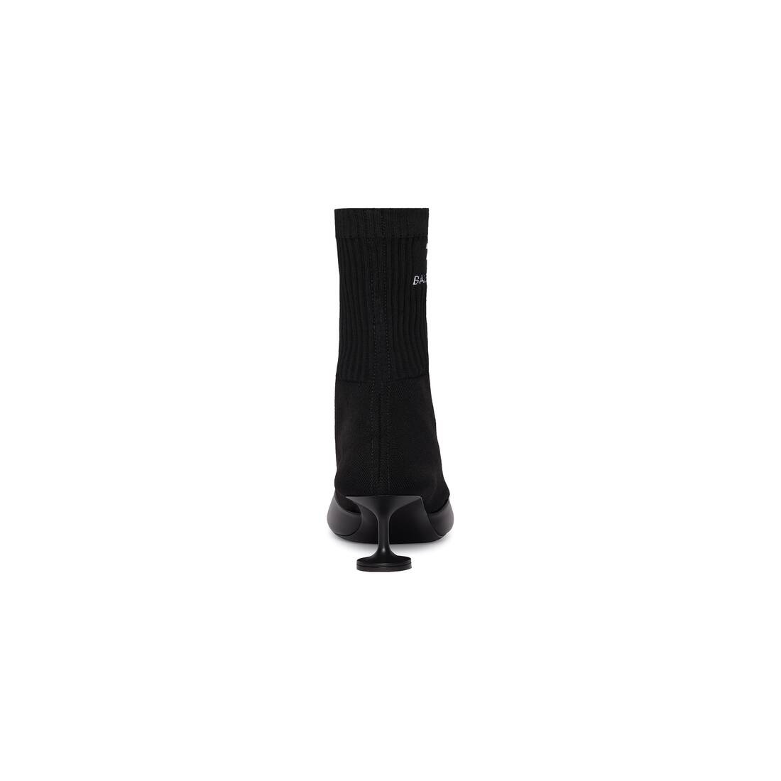 Women's Sock 50mm Bootie in Black - 4