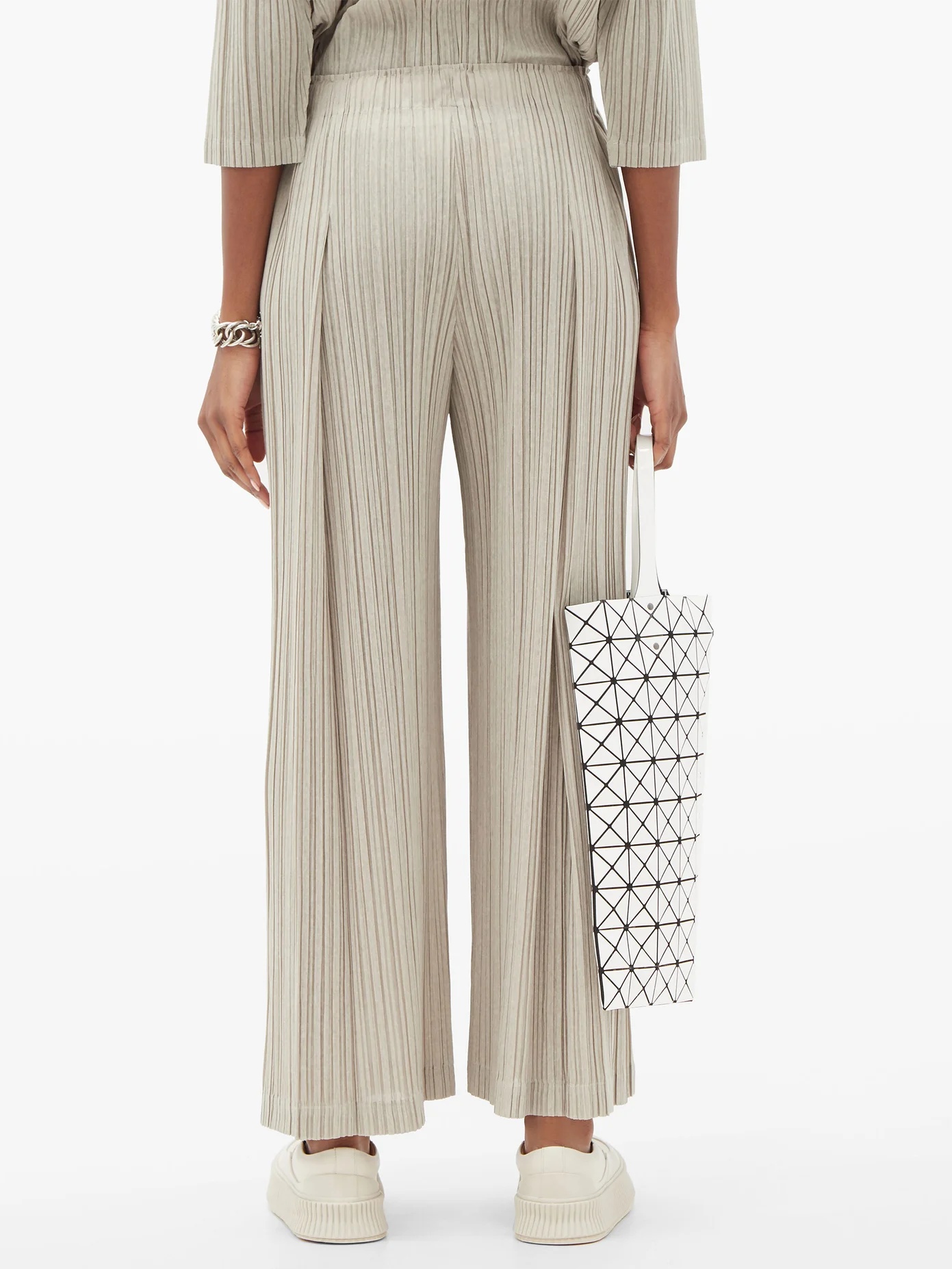 Technical-pleated trousers - 5