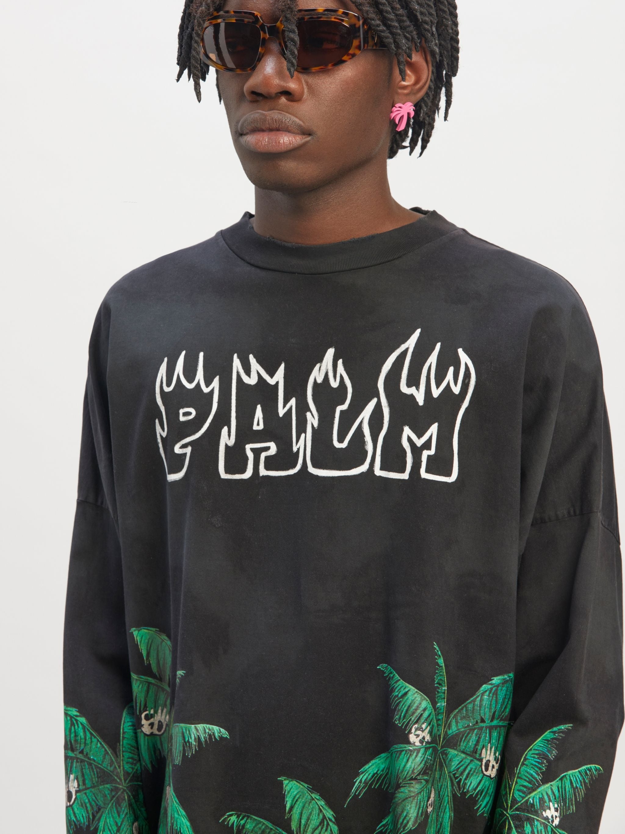 Palms&skull Over T-shirt - 6