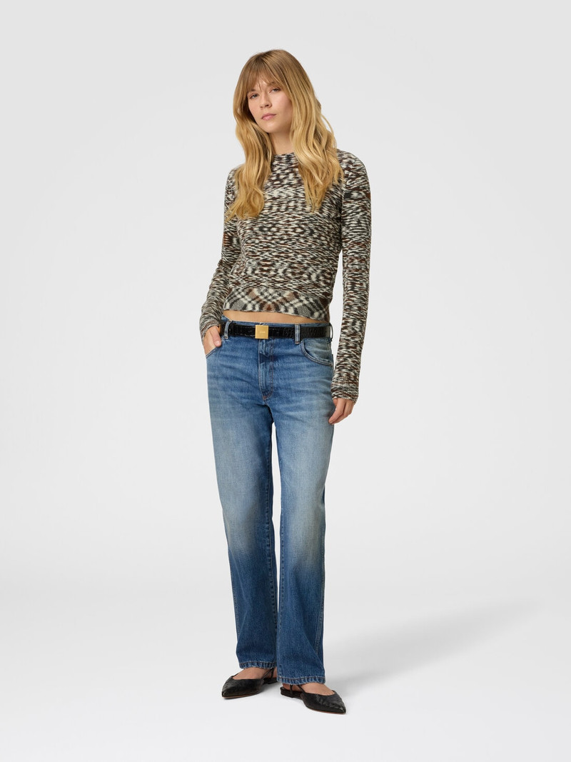 Missoni Crew Neck Sweater with Flame Pattern outlook