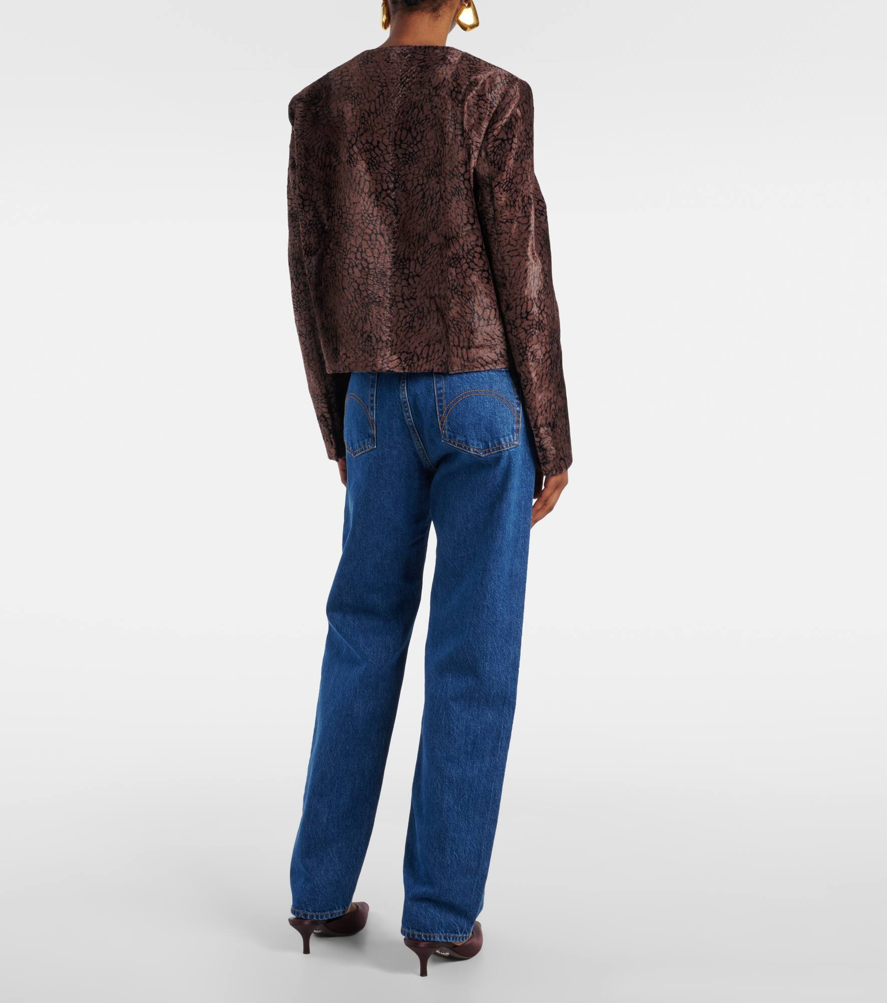 Shamo Bolero velvet jacket - 3