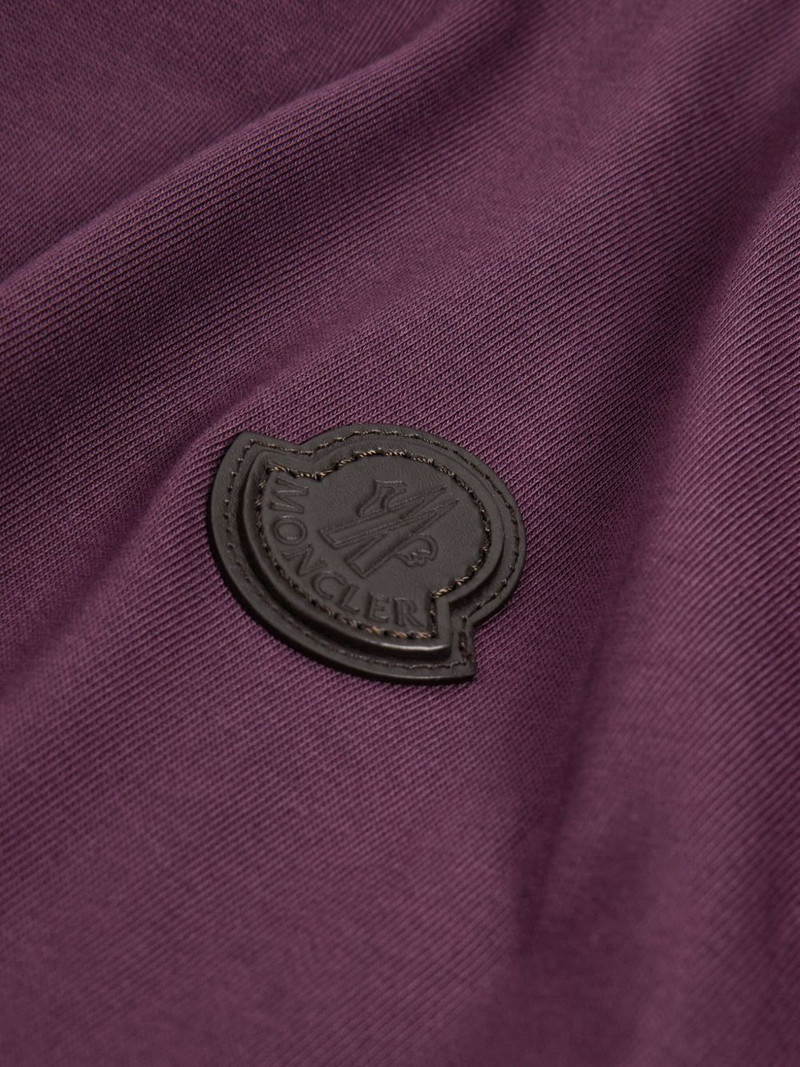 Moncler logo-patch cotton t-shirt outlook