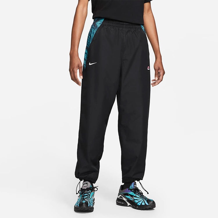Nike x Skepta Crossover Printing waterproof Sports Pants US Edition Black CU9762-010 - 3