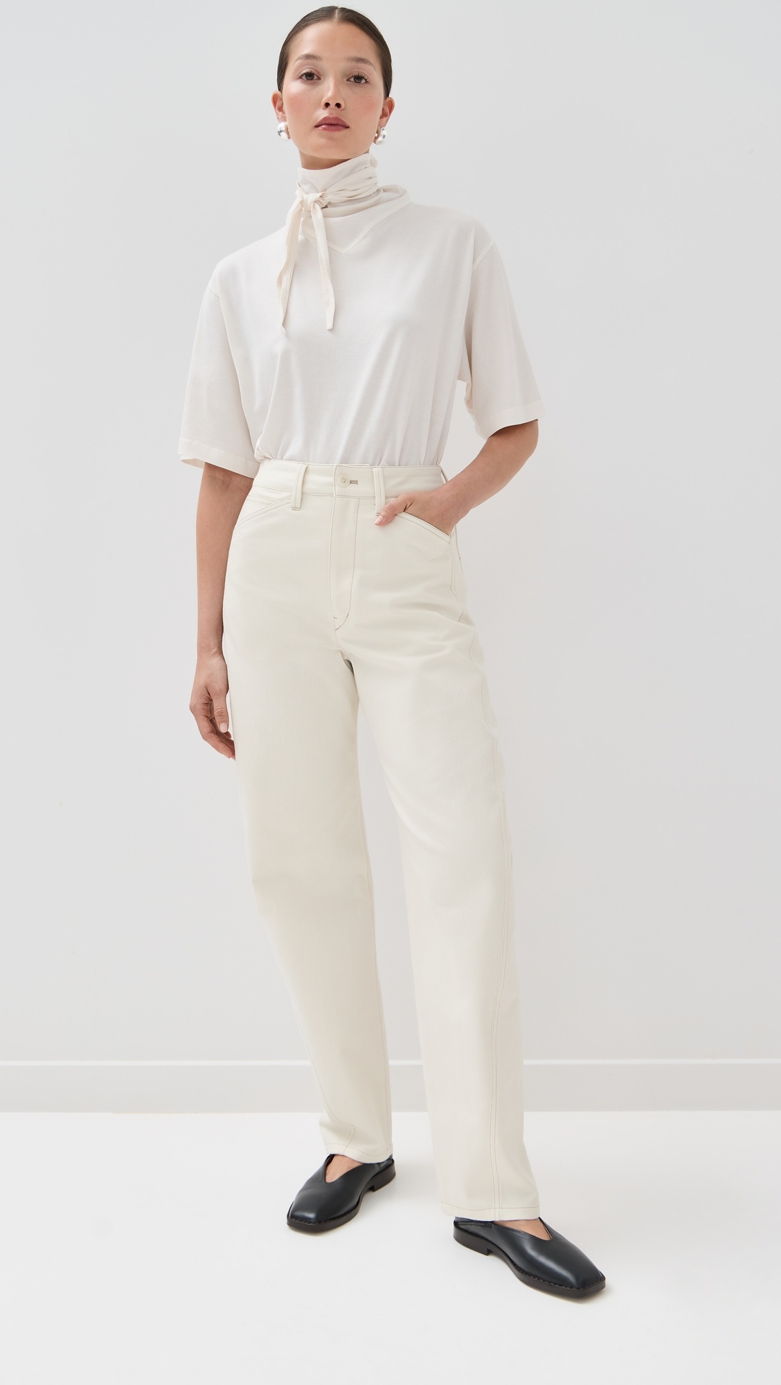Five Pocket Twisted Pants - 1