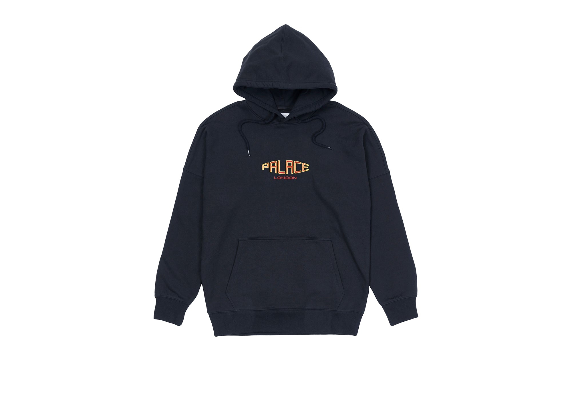 SPACED LOGO DROP SHOULDER HOOD NAVY - 1