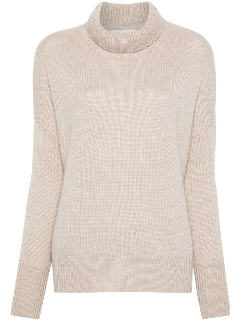 Heidi ribbed roll-neck sweater 1
