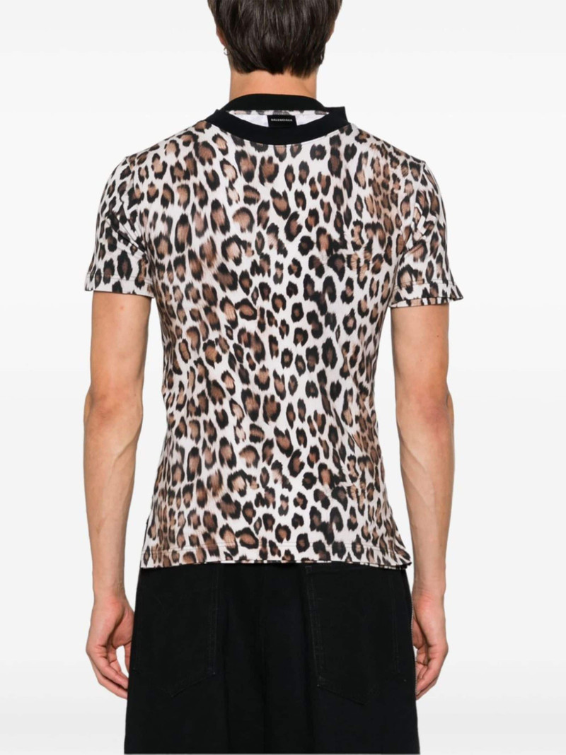 leopard-print T-shirt 5
