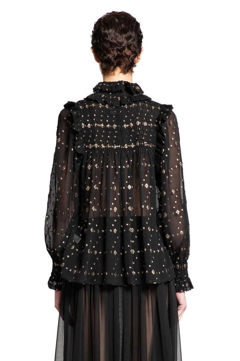 SAINT LAURENT Losange Fil Coupé Blouse outlook