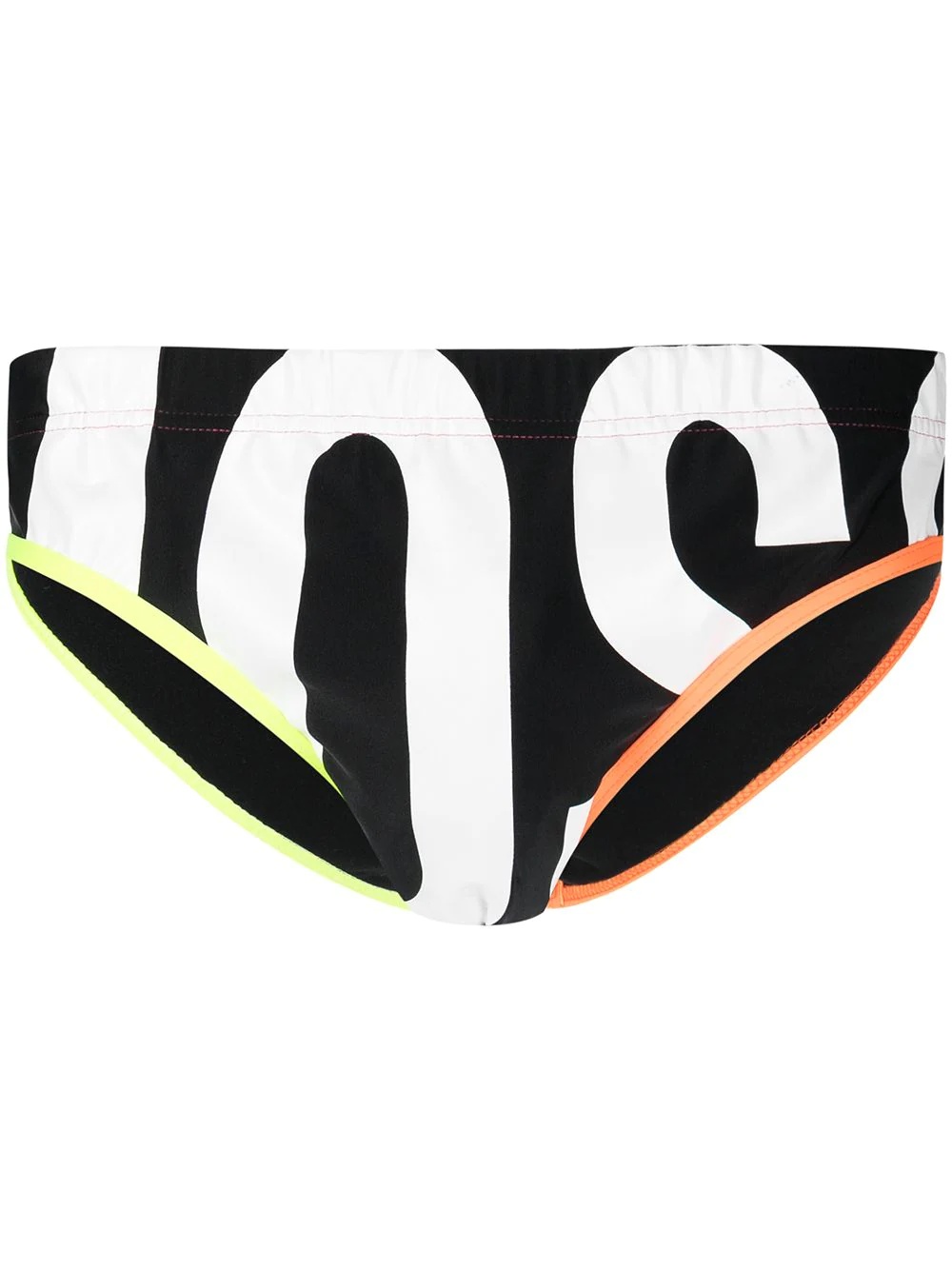 logo-print swimming trunks - 1