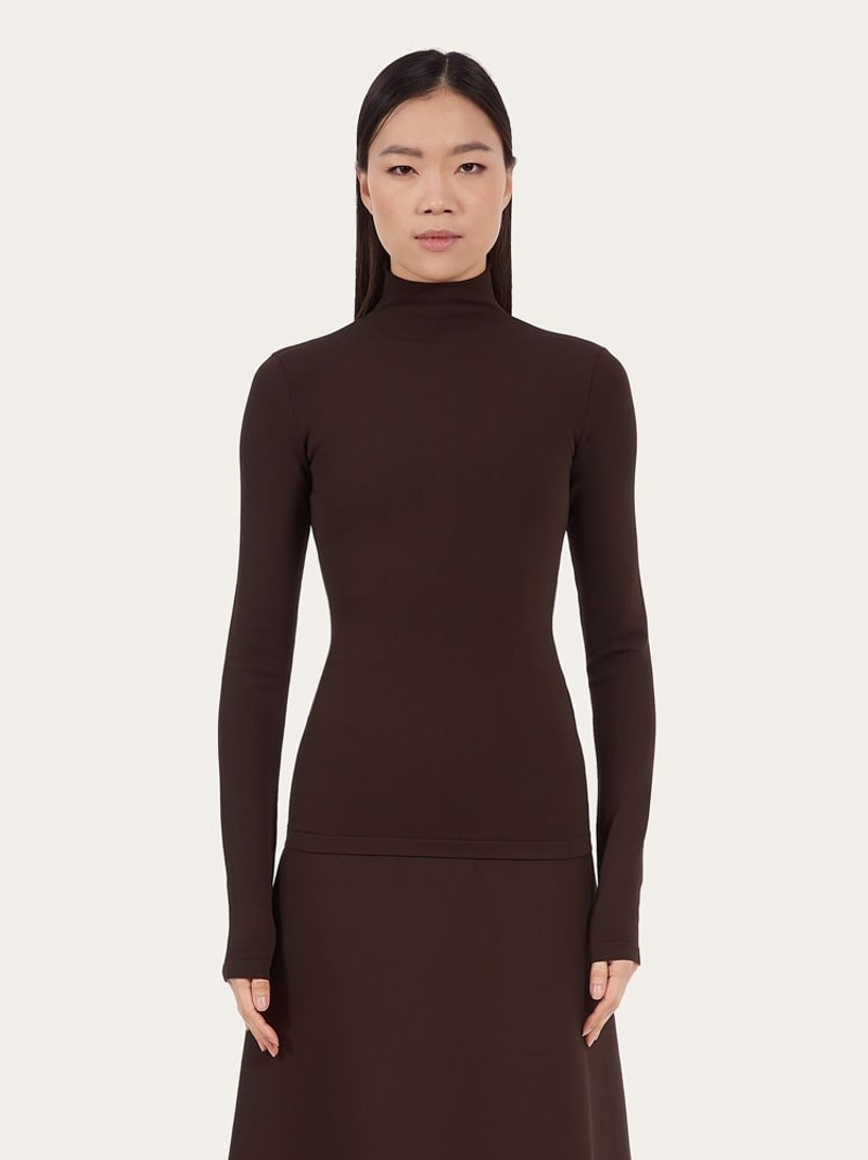FERRAGAMO JERSEY TURTLENECK outlook
