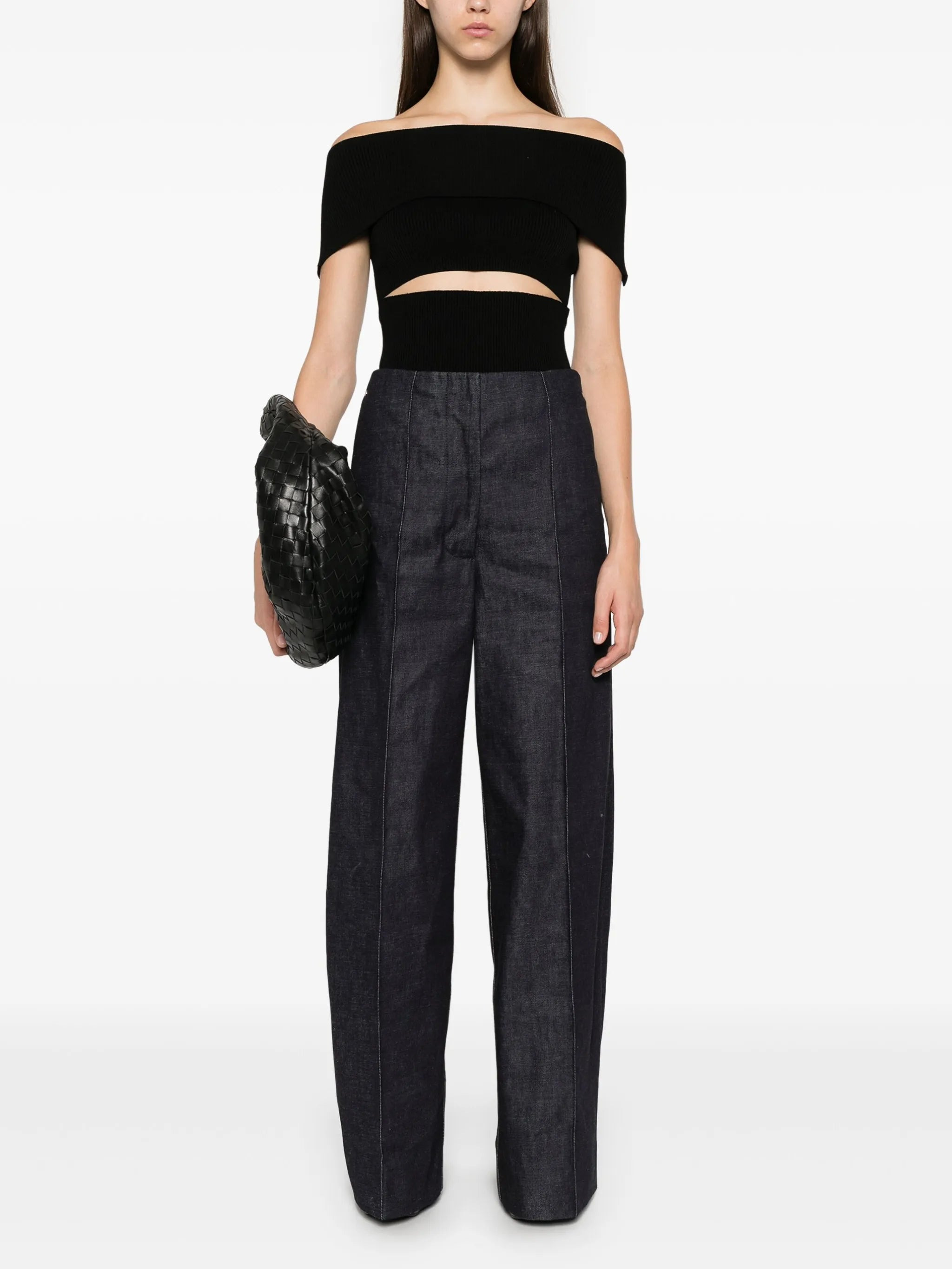 raised-seam jeans - 2