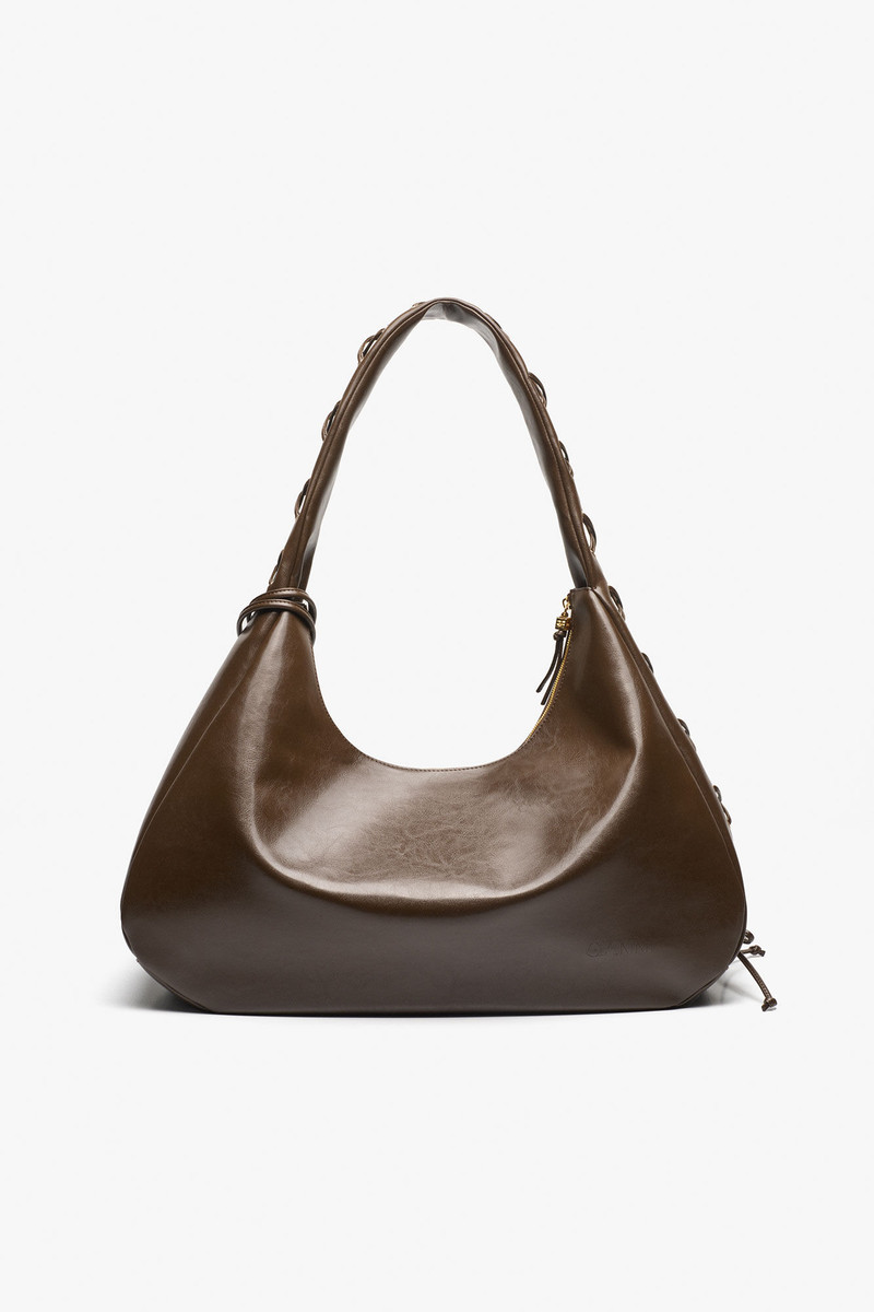 DARK-OLIVE XXL HOBO BAG 3