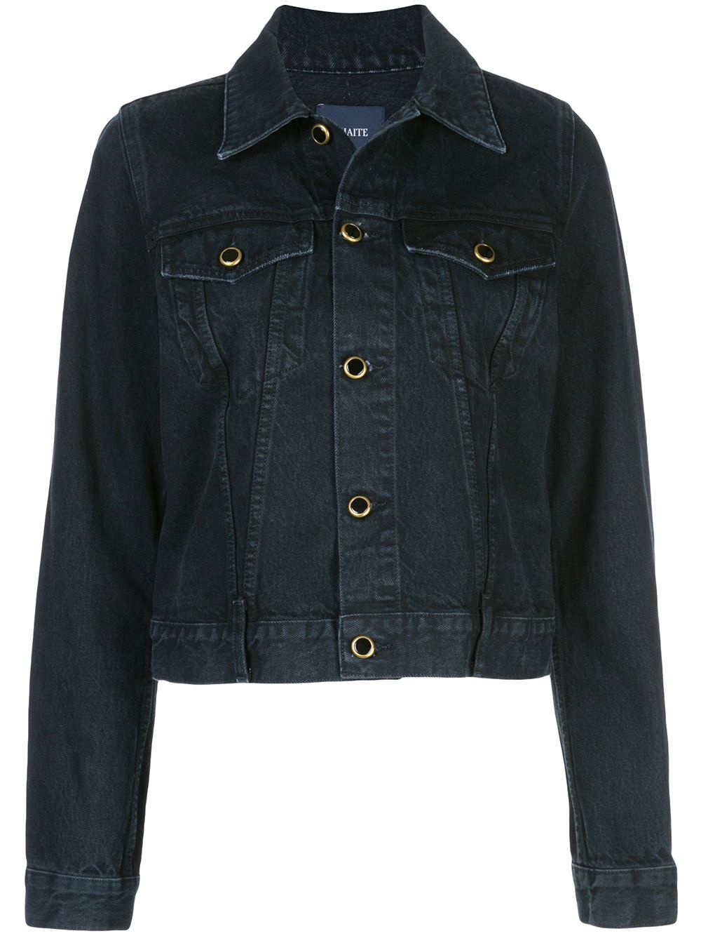 short denim jacket - 1