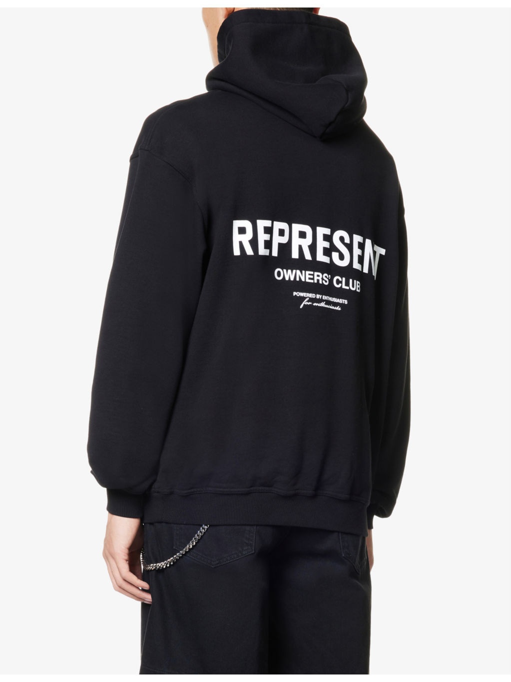 Owners' Club graphic-print relaxed-fit cotton-jersey hoody - 4