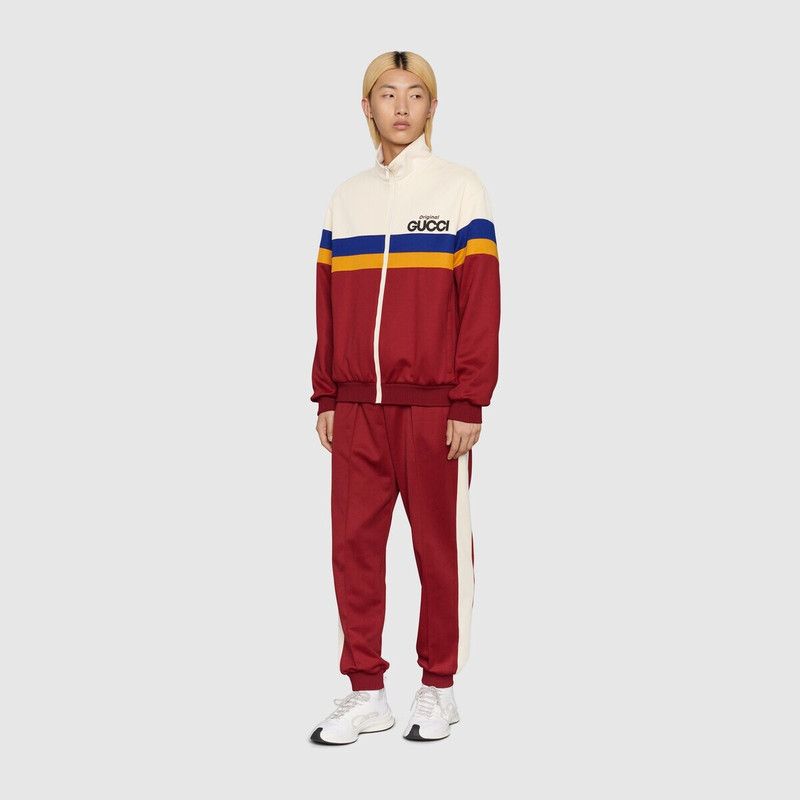 GUCCI 'Original Gucci' print jersey jacket outlook