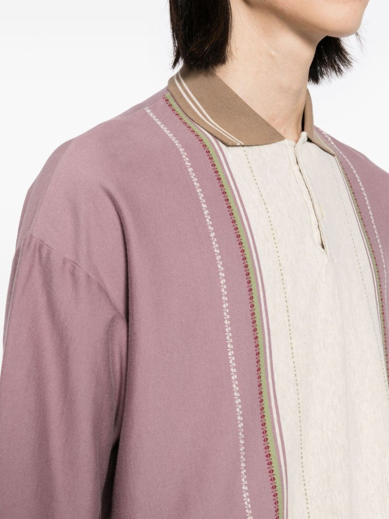 oversize arms polo shirt 6