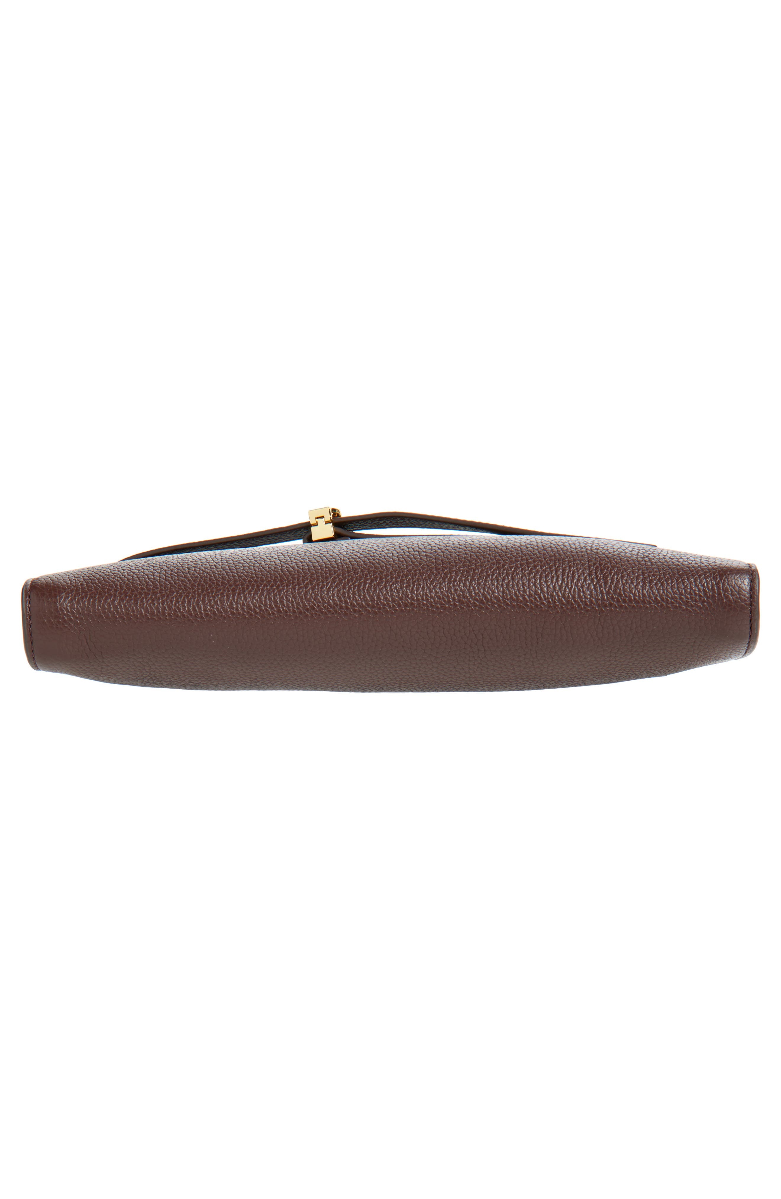 Veronica Beard Dash Leather Clutch in Dark Raisin at Nordstrom - 6