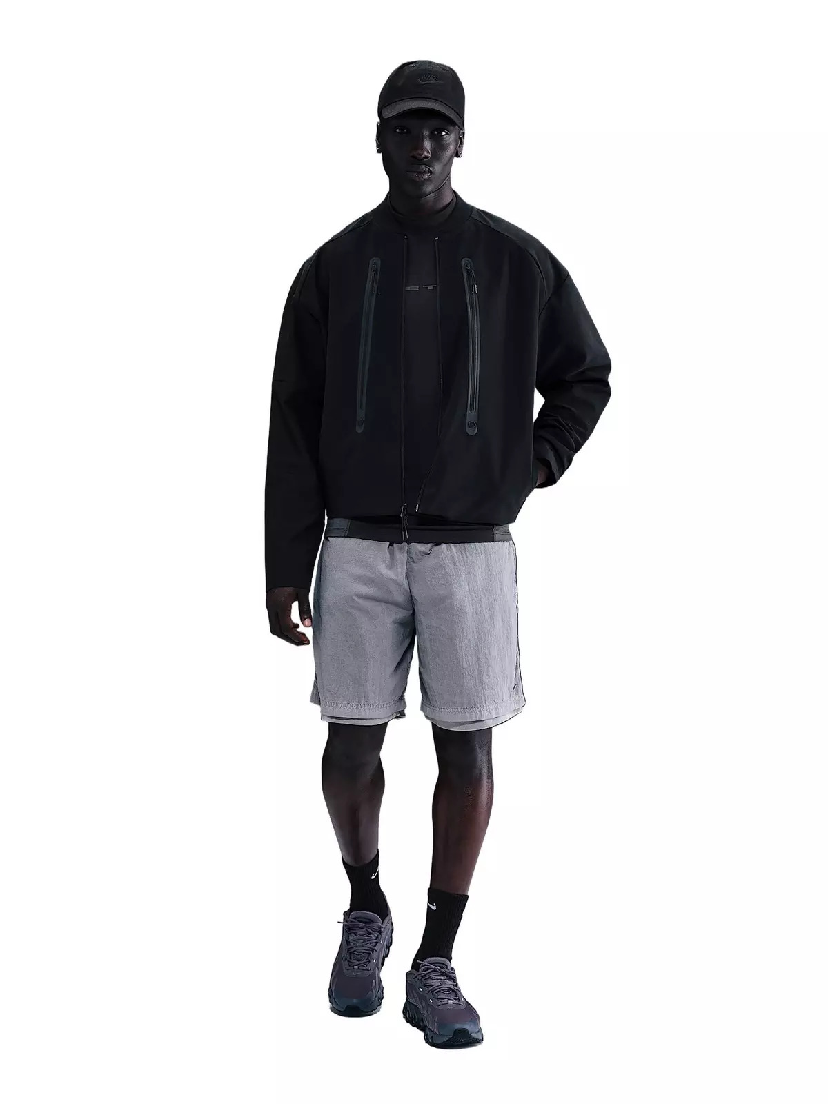 Men's Tech Dri-FIT Shori Bomber Jacket - Black - 4