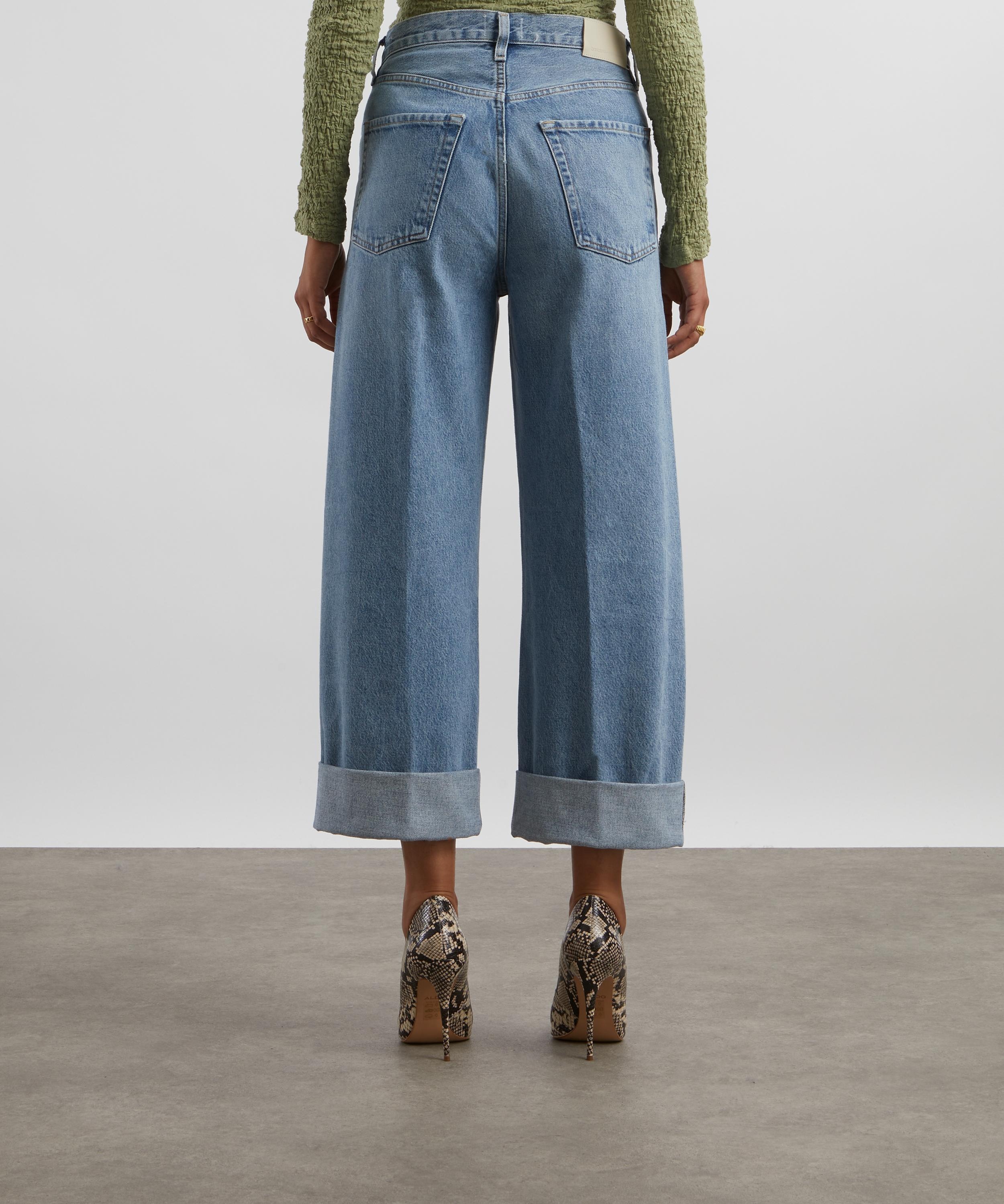 Ayla Baggy Cuffed Crop Jeans in Gemini - 4