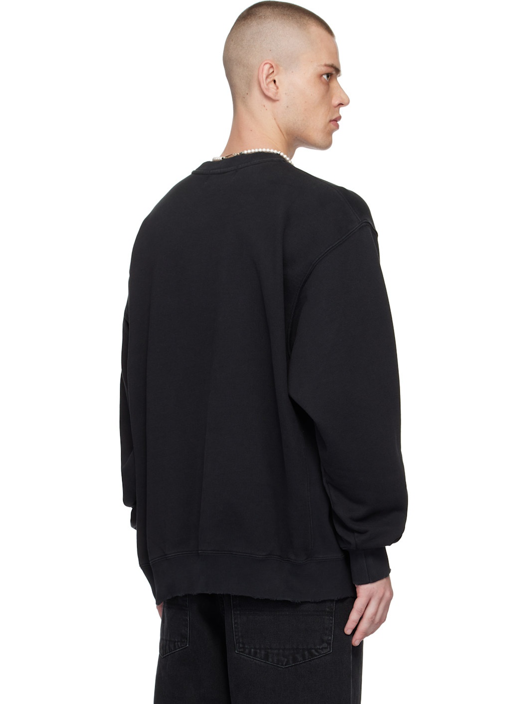 【関税込み】Ambush ブラック Hole スウェットシャツ Ambush Black Hole Sweatshirt | REVERSIBLE