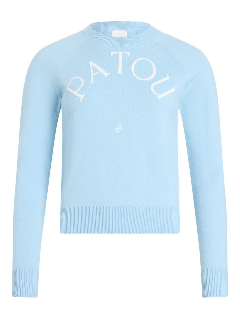 logo long-sleeved sweater 1