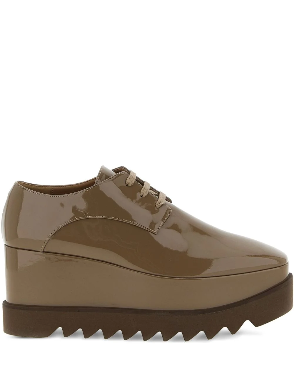 Elyse square-toe wedge oxford shoes - 1