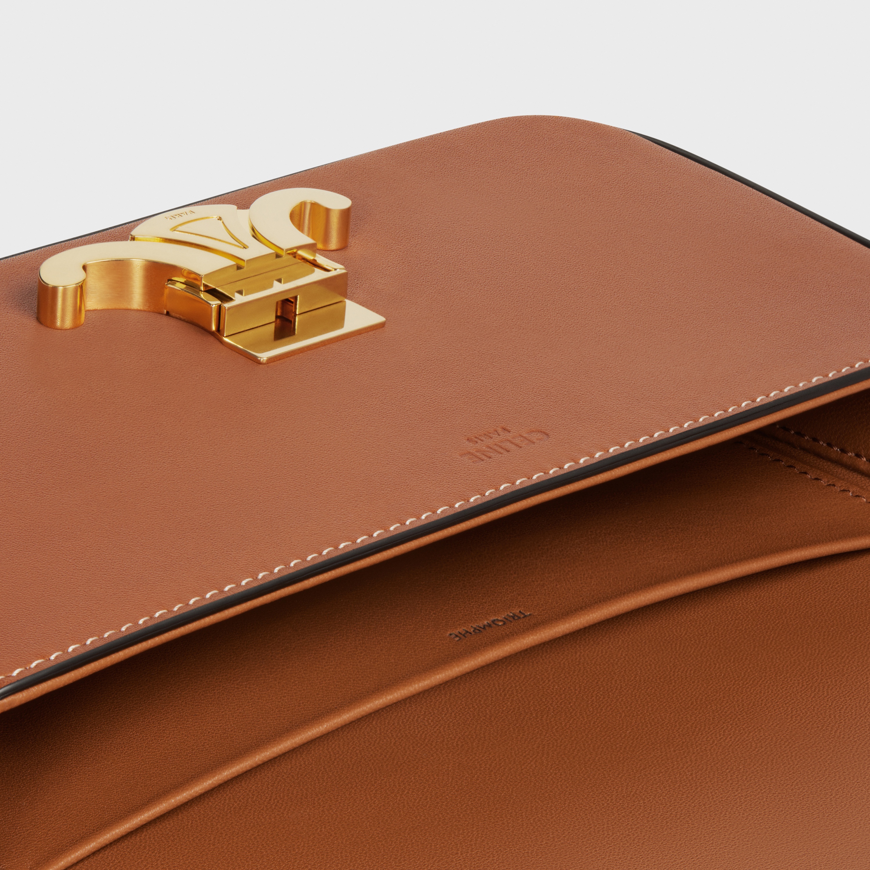 SHOULDER BAG CLAUDE in Natural Calfskin - 4