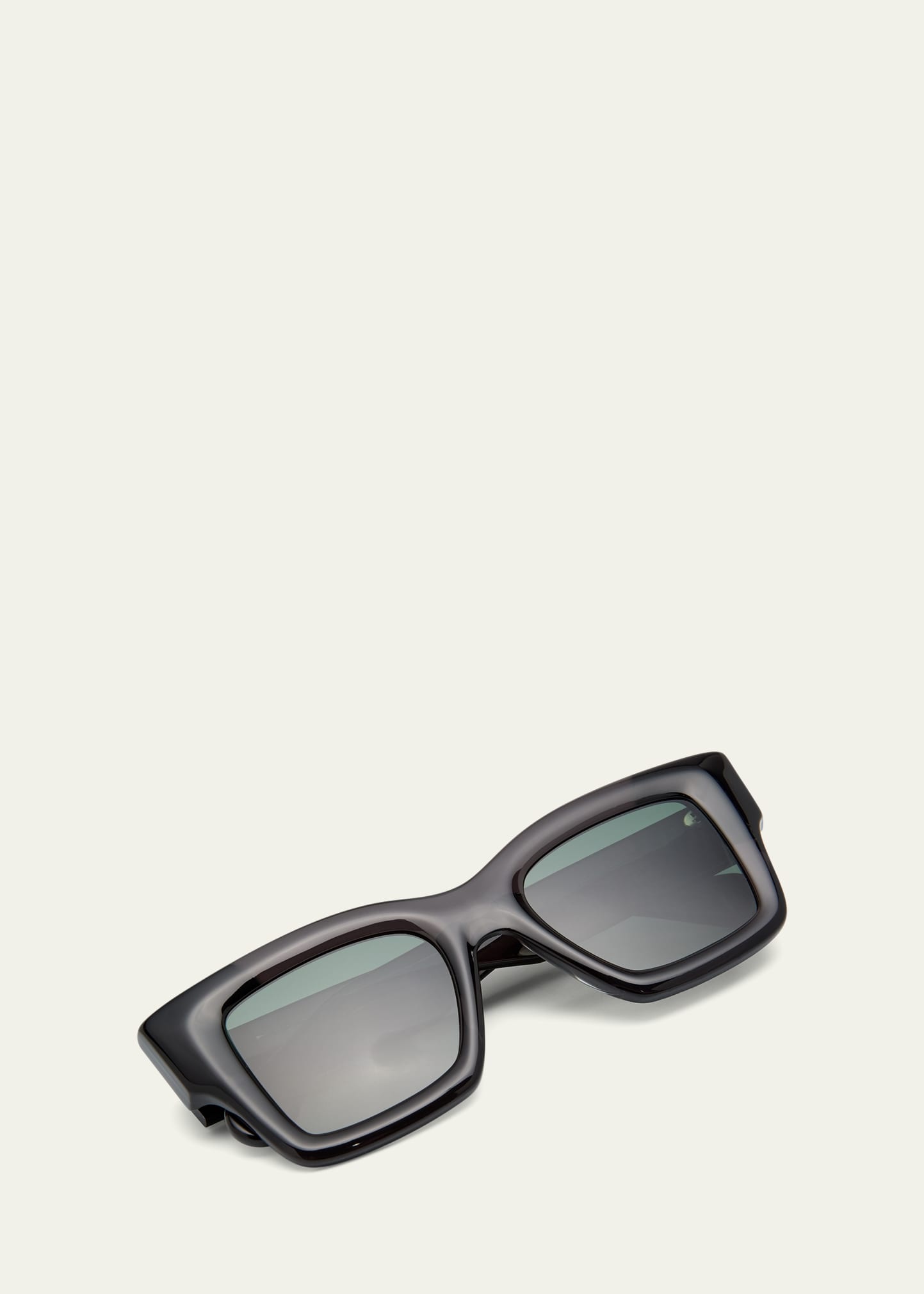 Les Lunettes Baci Square Acetate Sunglasses - 5