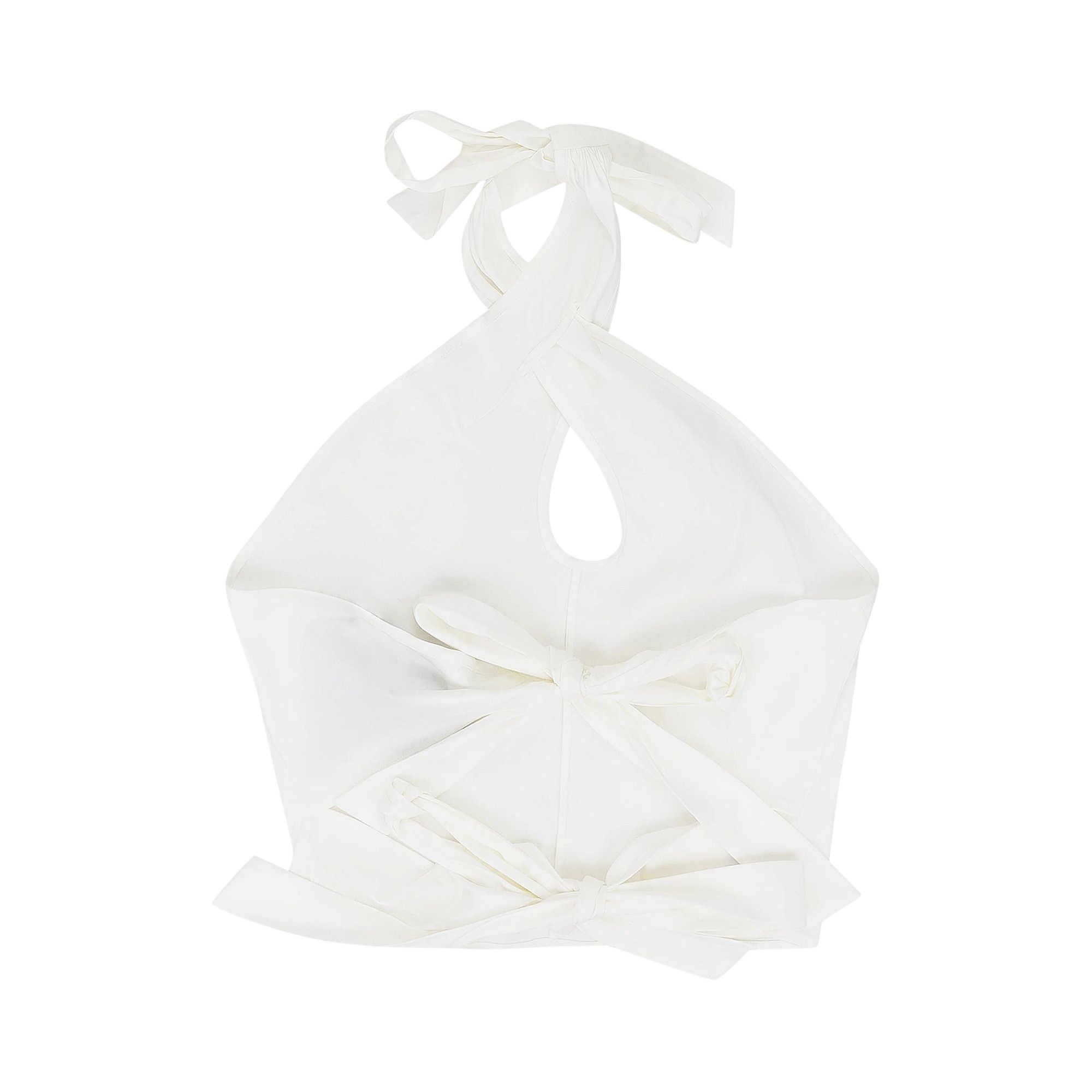 Rhude Cross-Tie Blouse 'White' - 2